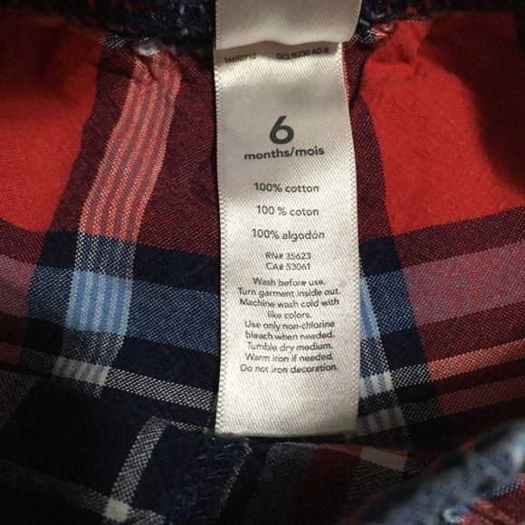 6m (4/$20) Assorted Shorts - Plaid, Stretch, & Overall - Picture 9 of 11